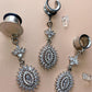 Radiant Silver Bridal Dangles