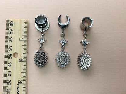 Radiant Silver Bridal Dangles