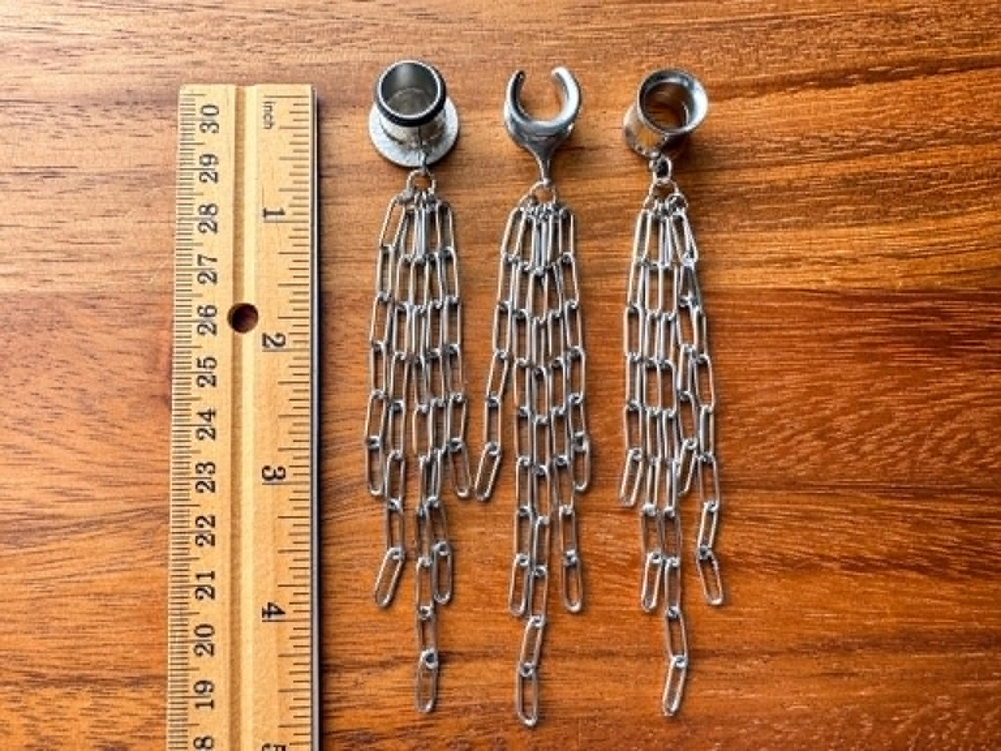 Silver Chains Dangles