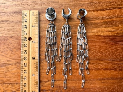 Silver Chains Dangles