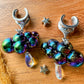 Silver Chroma Rainclouds Plug Earrings
