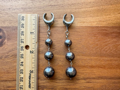 Silver & Gray Faux Pearls