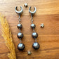 Silver & Gray Faux Pearls