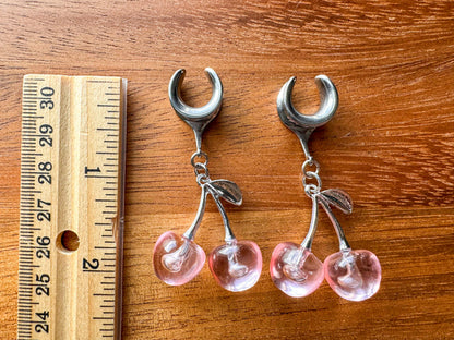 Silver & Pink Cherries