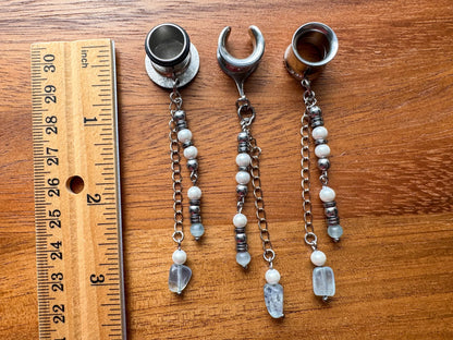 Silver "Treasures of the Tide" Dangles