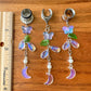 "Sky Bound Glow" Dangles