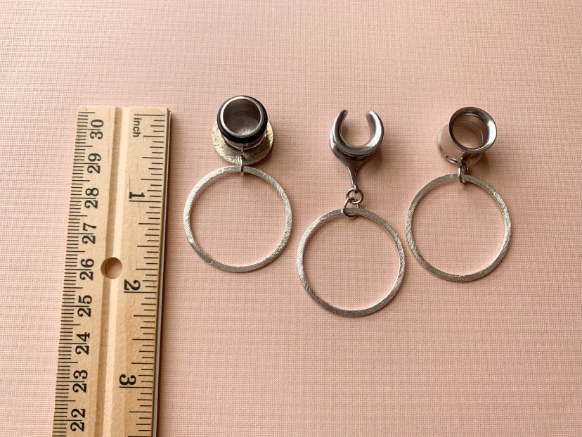 Small Silver Hoops
