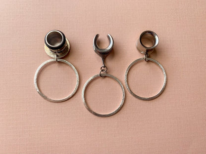 Small Silver Hoops