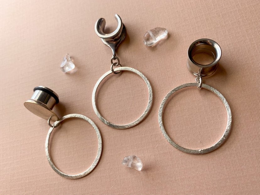 Small Silver Hoops