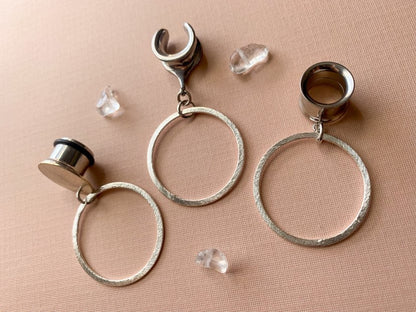 Small Silver Hoops
