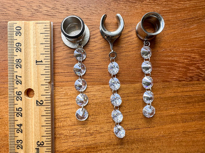 Sparkly Faux Diamond Dangles