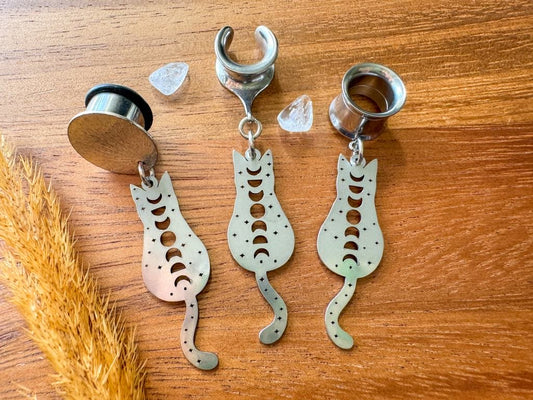 Stainless Steel Celestial Cats