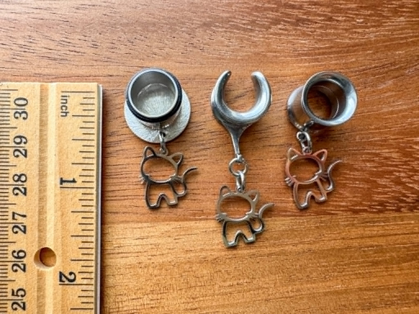 Stainless Steel Cat Dangles