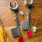 Steel Bloody Cleavers Plug Earrings