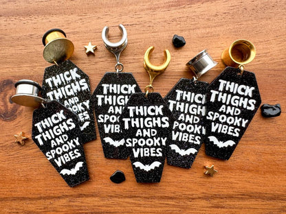 Thick Thighs & Spooky Vibes Coffins