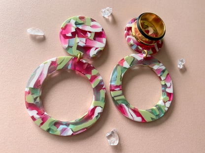 Tropical Punch Hoops