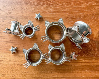 'Whisker Wonders' Plug Earrings