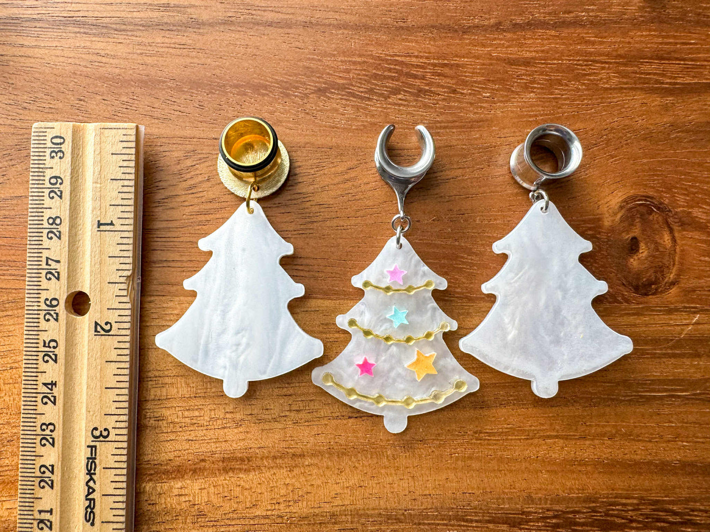 White Decorated Christmas Trees