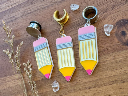 'Write On' Pencil Dangles