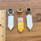 'Write On' Pencil Dangles