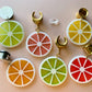 Zesty Citrus Dangles Plug Earrings