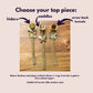 18k Butterfly Tassels