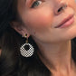 Black & White Checkered Hoops