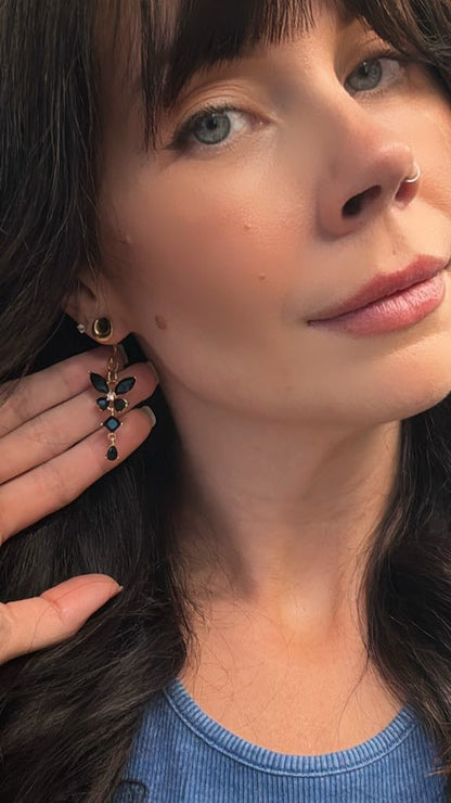 Small Black & Gold Butterflies