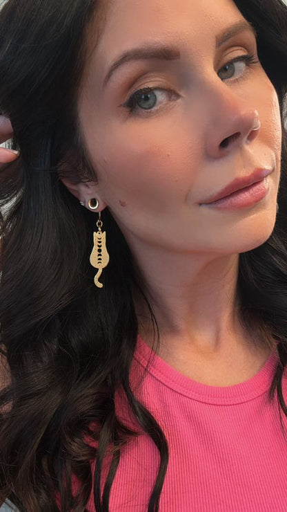 Gold Plated Celestial Cats