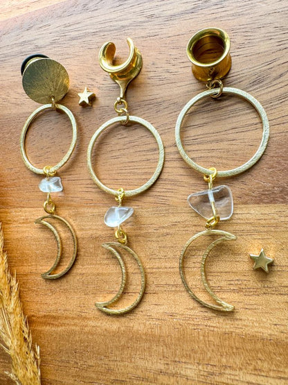Quartz Moon Hoops