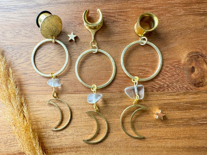 Quartz Moon Hoops