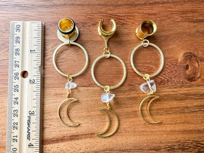 Quartz Moon Hoops