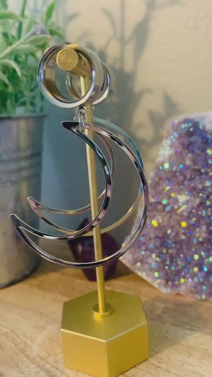 Large Silver Crescent Moons