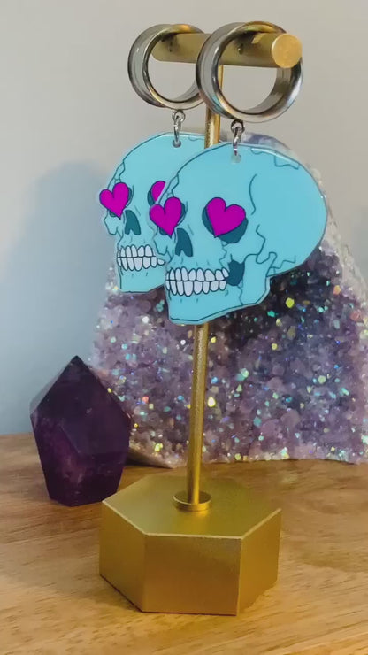 Teal & Pink Skulls