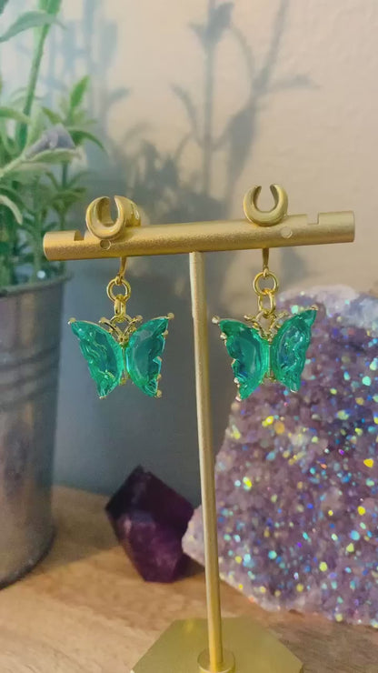 Green And Gold Butterflies