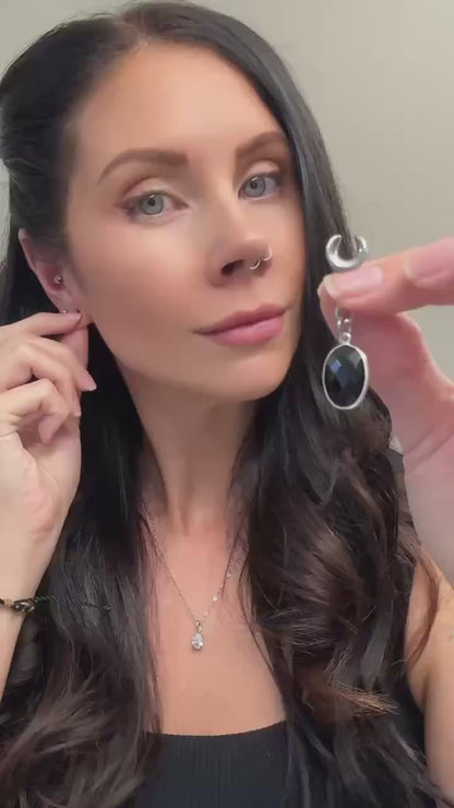 Natural Black Onyx Gem Drops