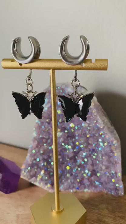 Black And Silver Butterflies