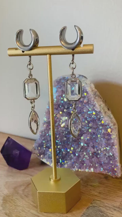 Silver Edged Glass Jewels