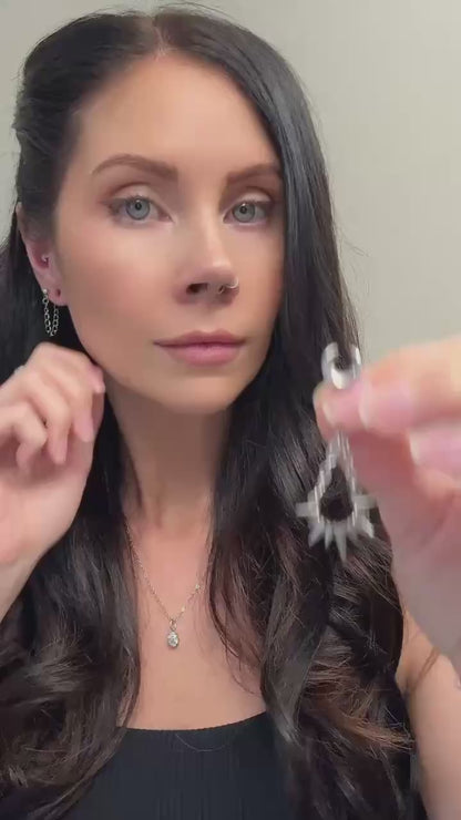 Silver Chain Spike Drops