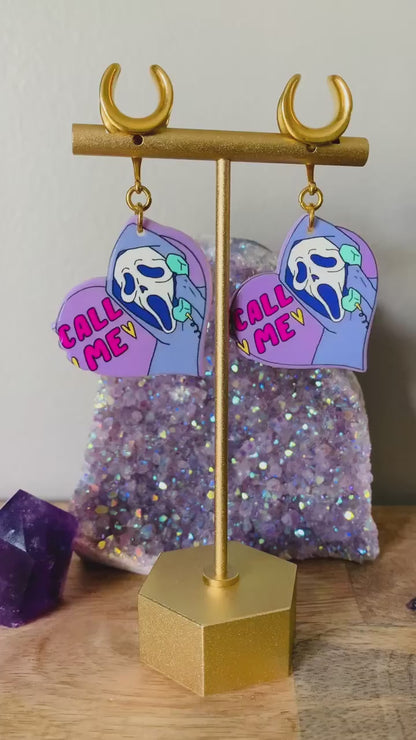 Halloween 'Call Me' Dangles