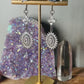 Radiant Silver Bridal Dangles