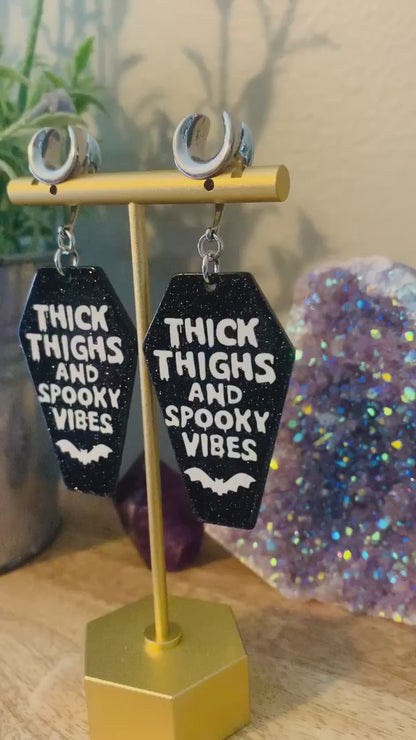 Thick Thighs & Spooky Vibes Coffins
