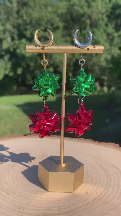 Gold or Silver Christmas Bows