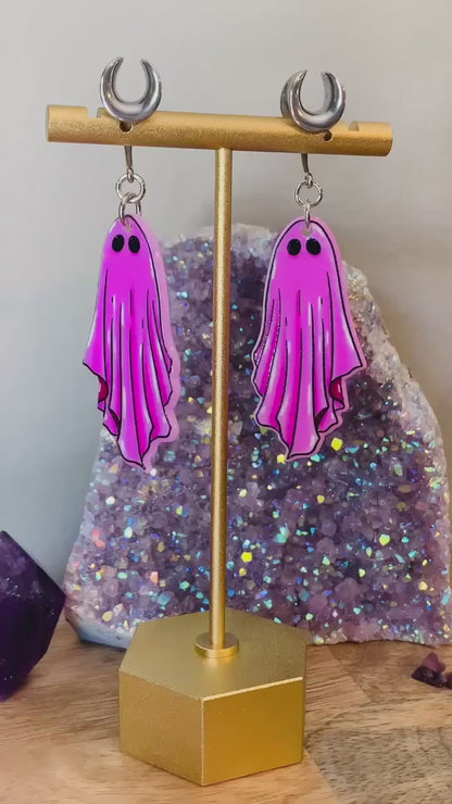 Gold or Silver Pink Ghosts