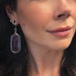 Polished Amethyst Dangles