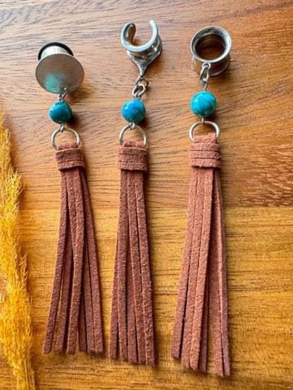 Boho Turquoise Tassels