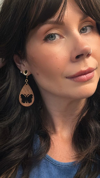 Wooden Butterfly Tears