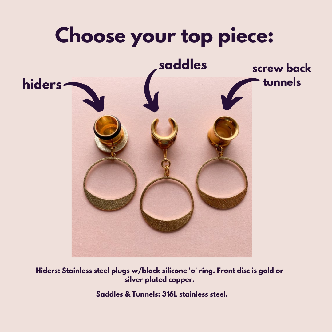 Small Gold Hoop With Brushed Finish