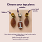 Gold or Silver Football Earrings
