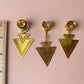 Double Triangle With Intricate Cutout Design